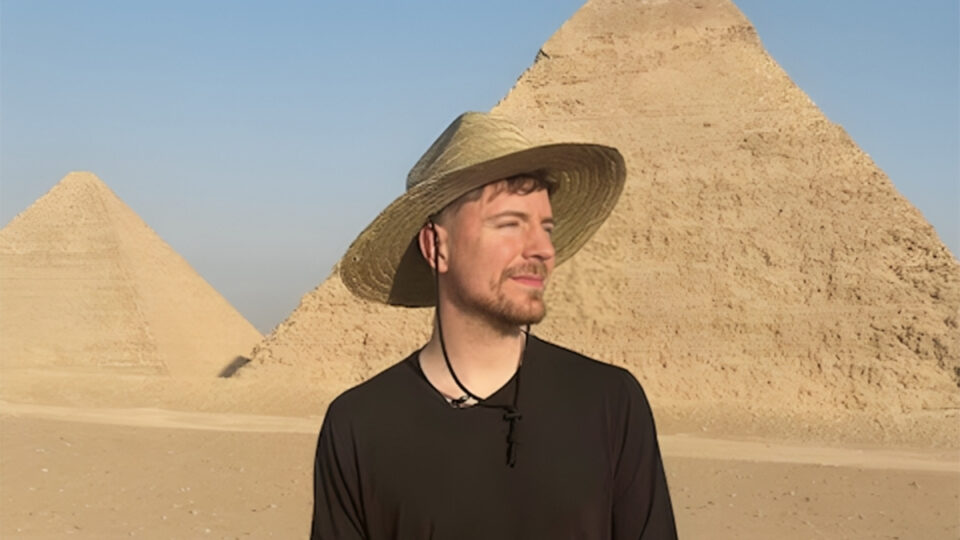 Mr Beast alquila las pirámides de Egipto para su nuevo vídeo