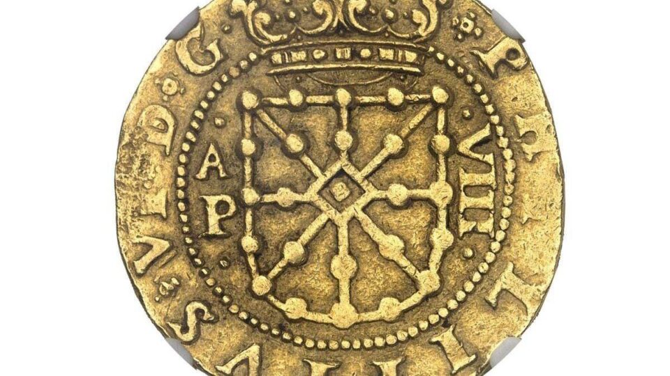 Se subasta una moneda navarra que acuñó Felipe IV por 646.935 euros