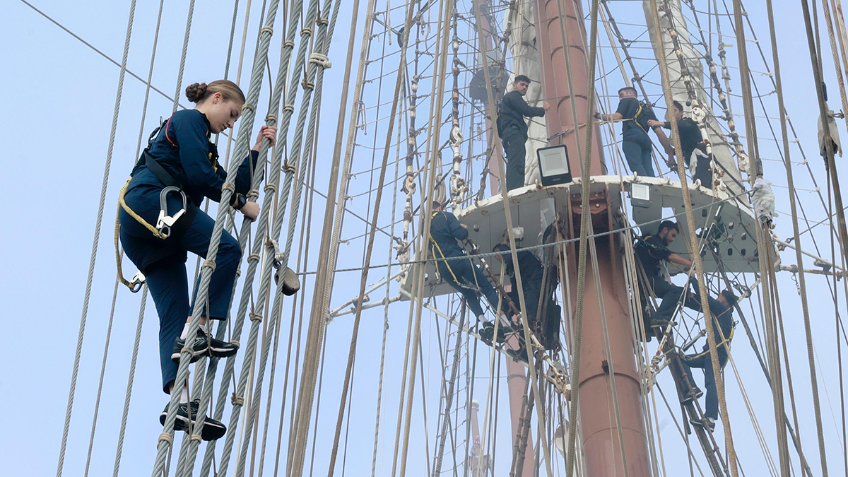 La princesa de Asturias zarpa hoy en el 97º crucero de instrucción del ‘Juan Sebastián de Elcano’