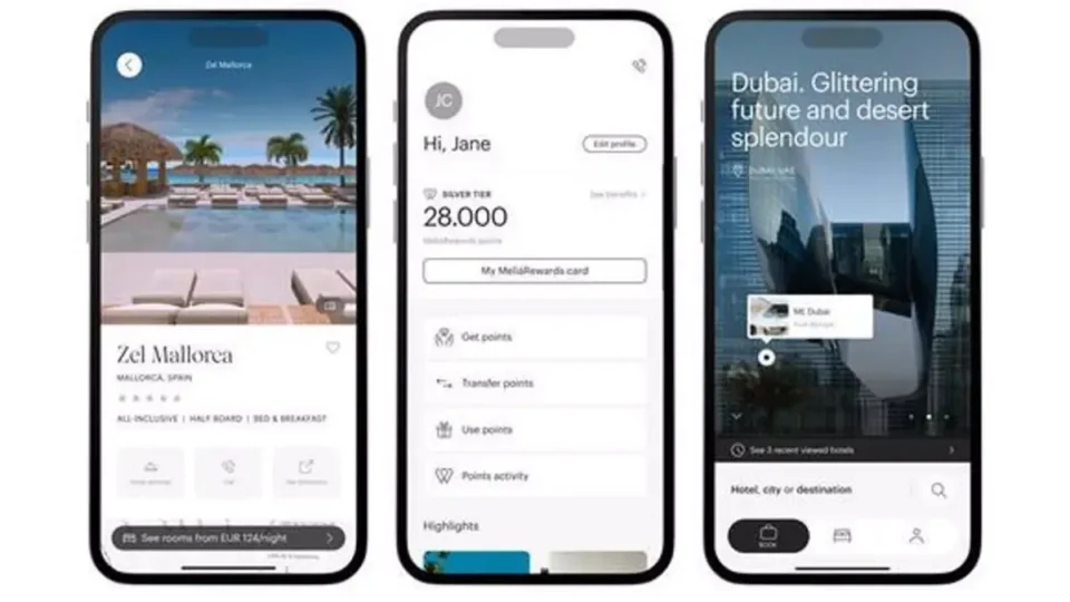 Meliá completa la renovación de sus canales de venta con una nueva ‘app’ móvil