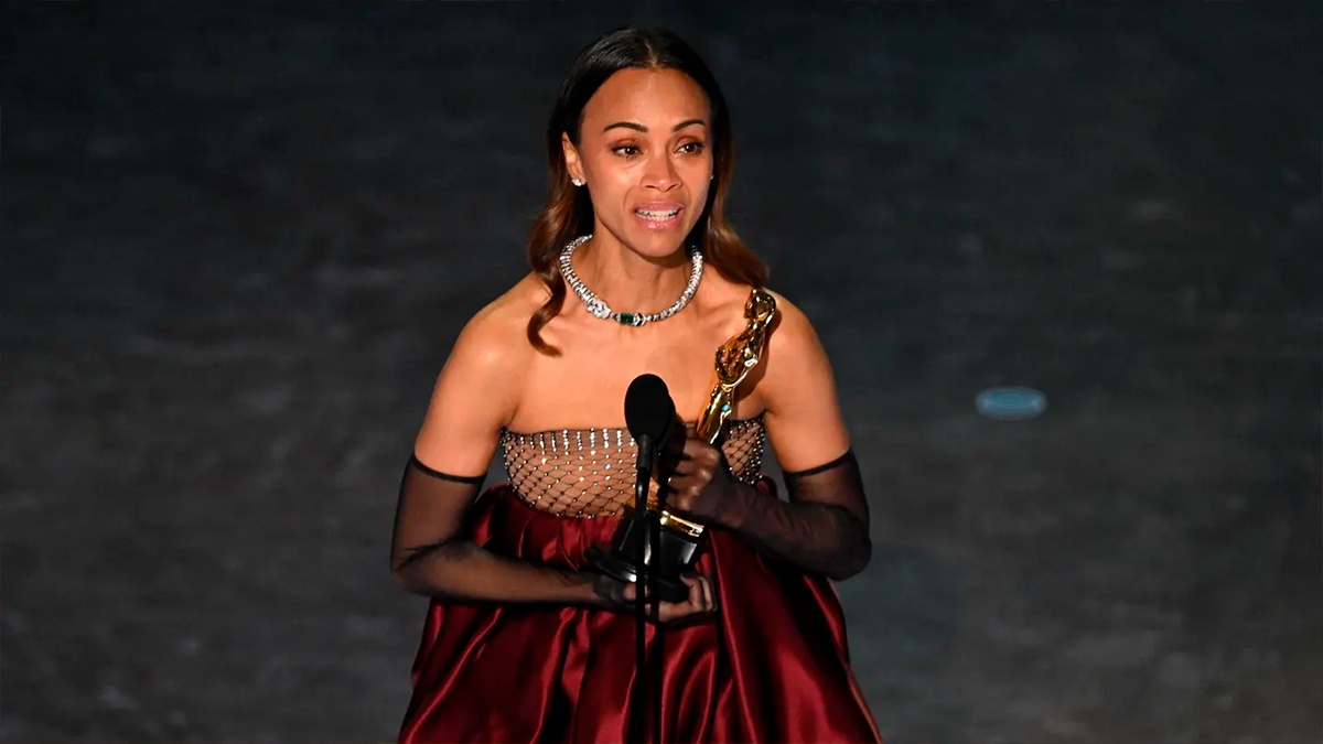 Zoe Saldaña, primera Dominicana en ganar el Oscar a Mejor actriz de reparto