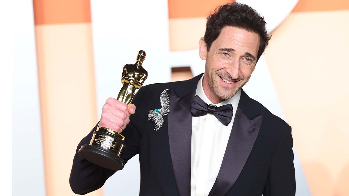 La joya más impresionante de los Oscar 2025 la llevó Adrien Brody