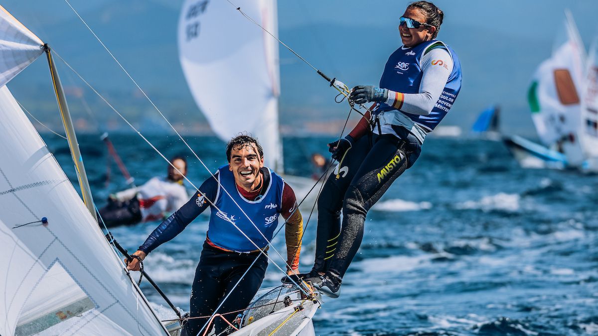Xammar y Cardona consiguen su primera medalla en Hyères