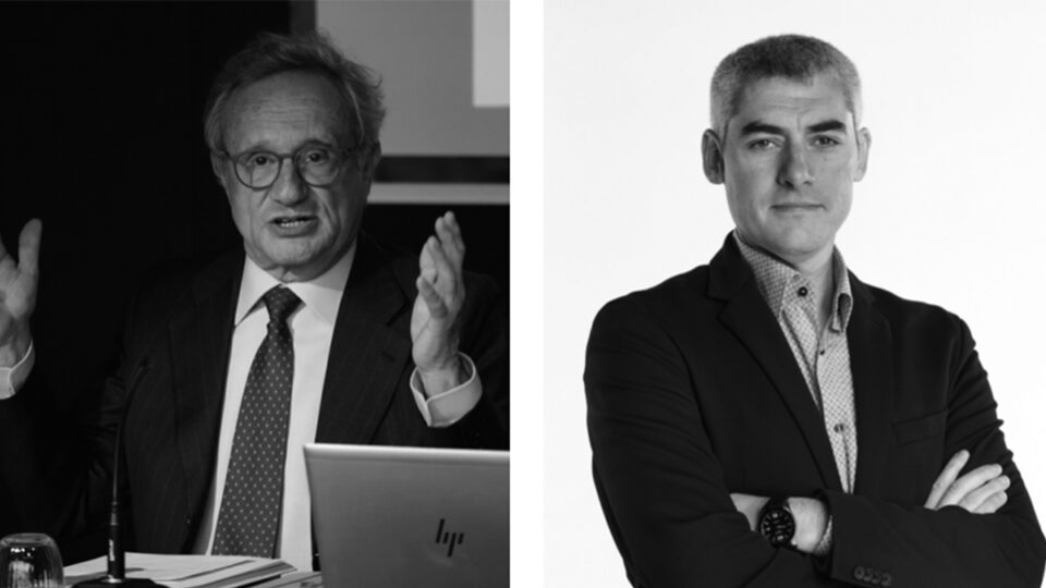 Rafael Villaseca, nuevo presidente no ejecutivo de Veolia España, y Daniel Tugues, nuevo director de País