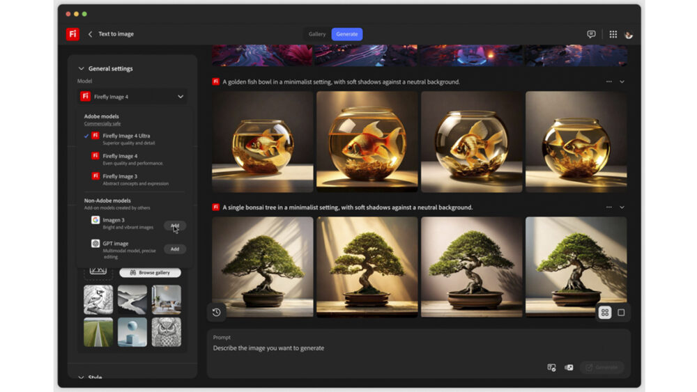 Adobe incorpora la IA de OpenAI y Google a su aplicación Firefly ...