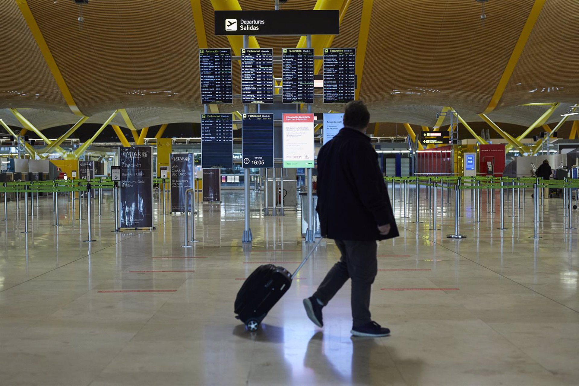 España recibe más de 21 millones de pasajeros internacionales hasta marzo, un 6,4% más