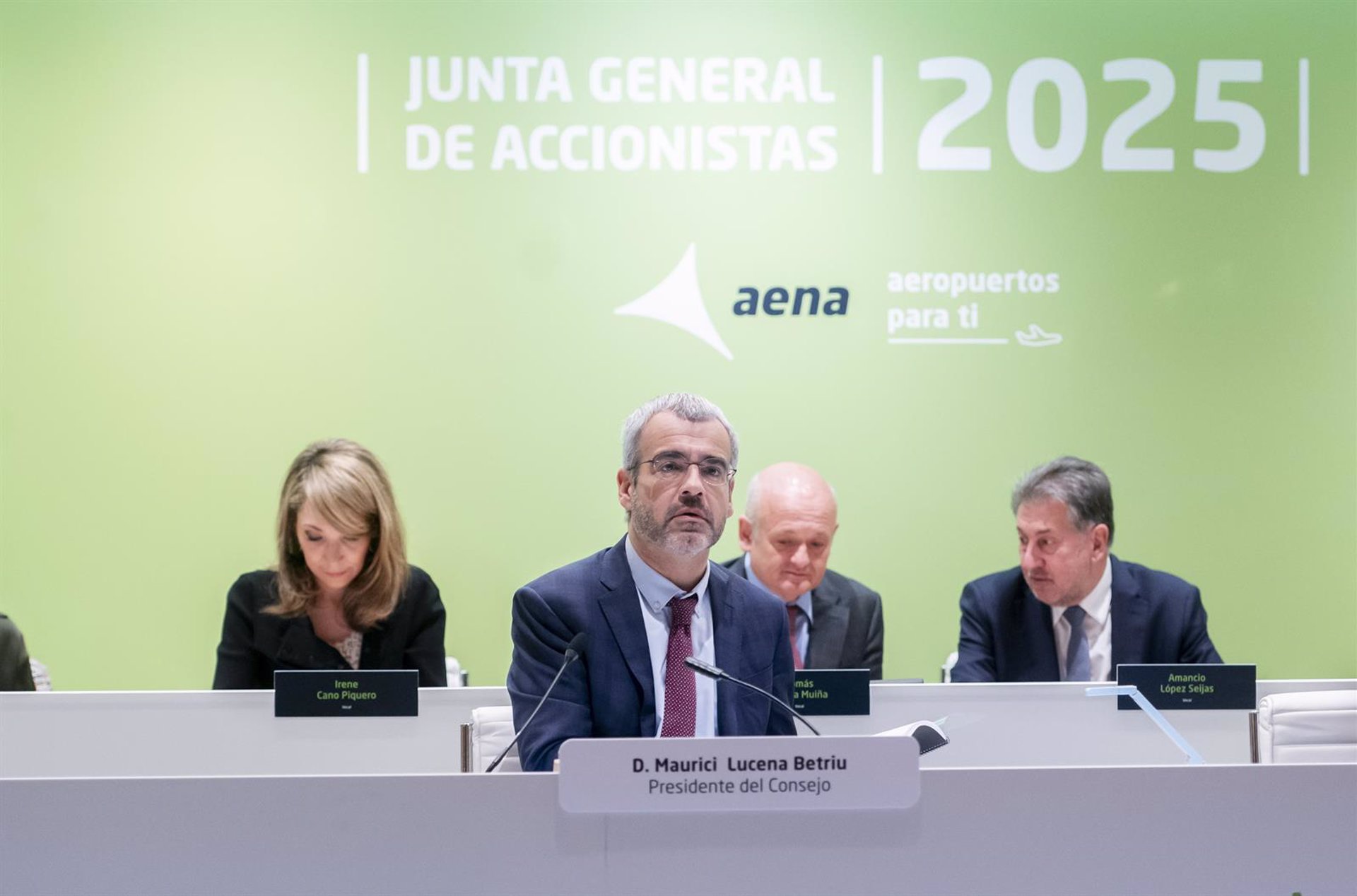 Aena reparte este jueves 1.646 millones en dividendos, la cifra más alta de su historia