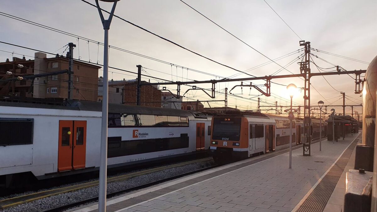 Los trenes de Rodalies circularán este martes al 60% de su actividad