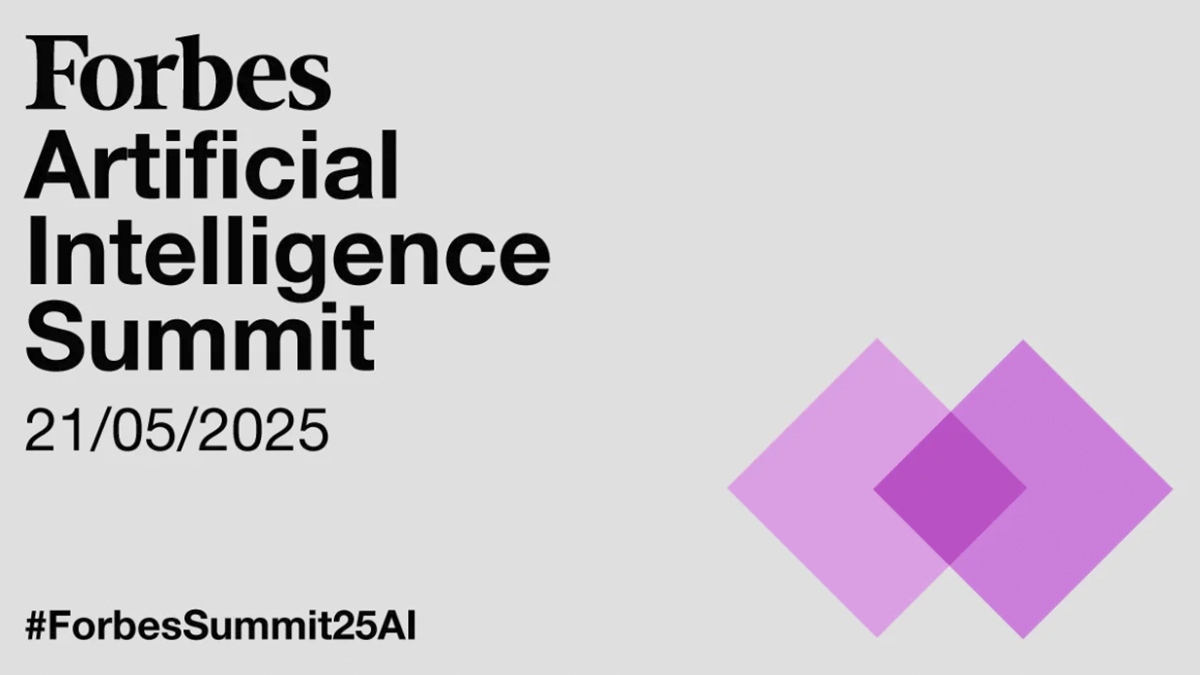 Regístrate y asiste a Forbes Artificial Intelligence Summit 2025