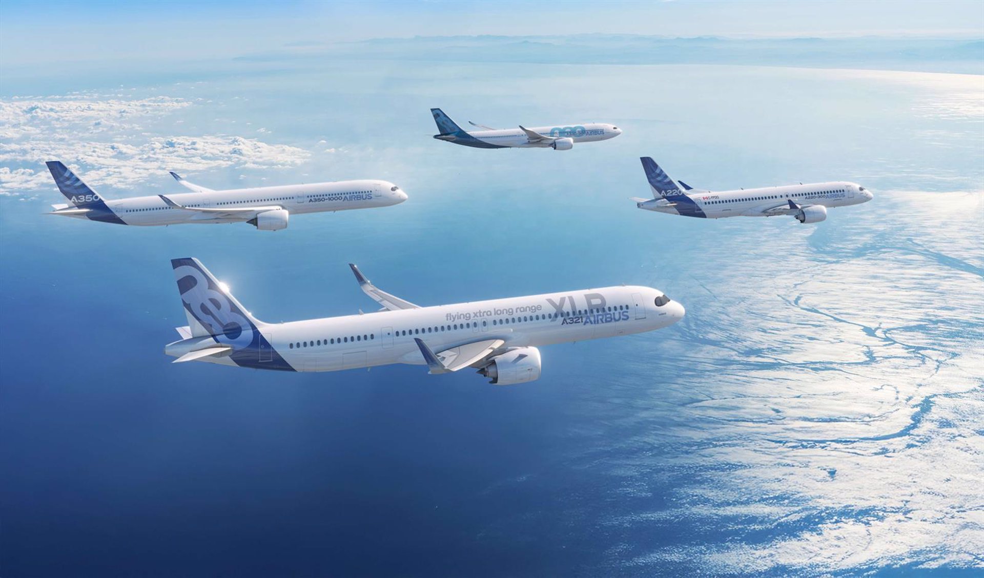 Airbus entrega 192 aviones comerciales hasta abril, once menos que un año antes