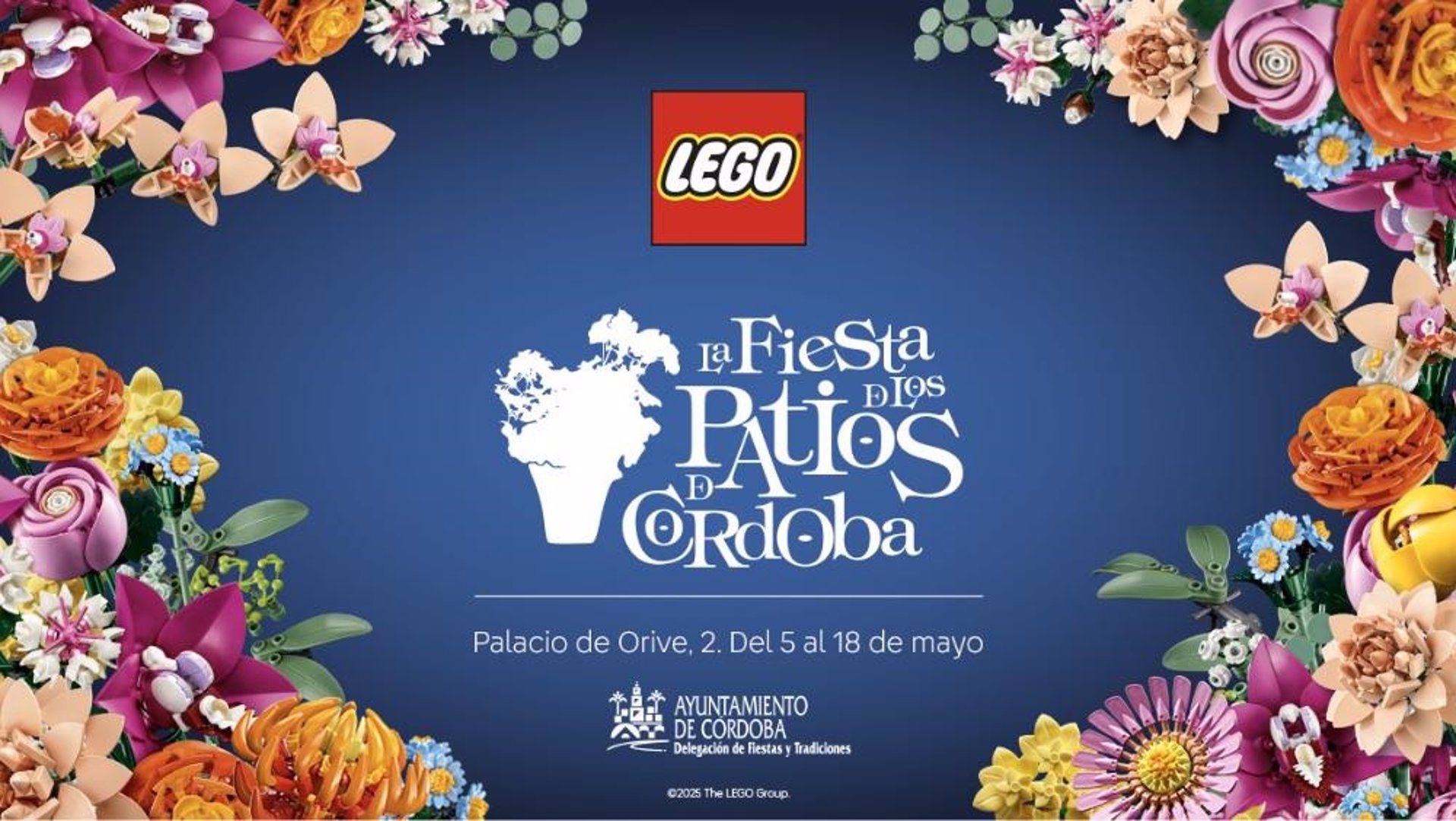 El Grupo Lego se suma a la Fiesta de los Patios de Córdoba con una creación única