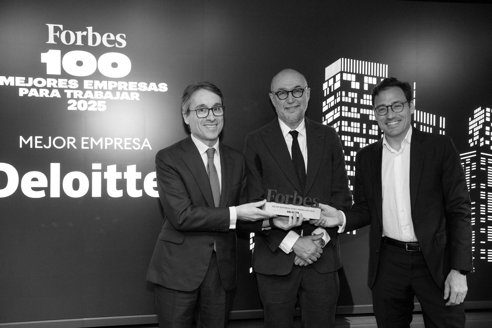 Deloitte España, reconocida por Forbes como la Mejor Empresa para Trabajar 2025