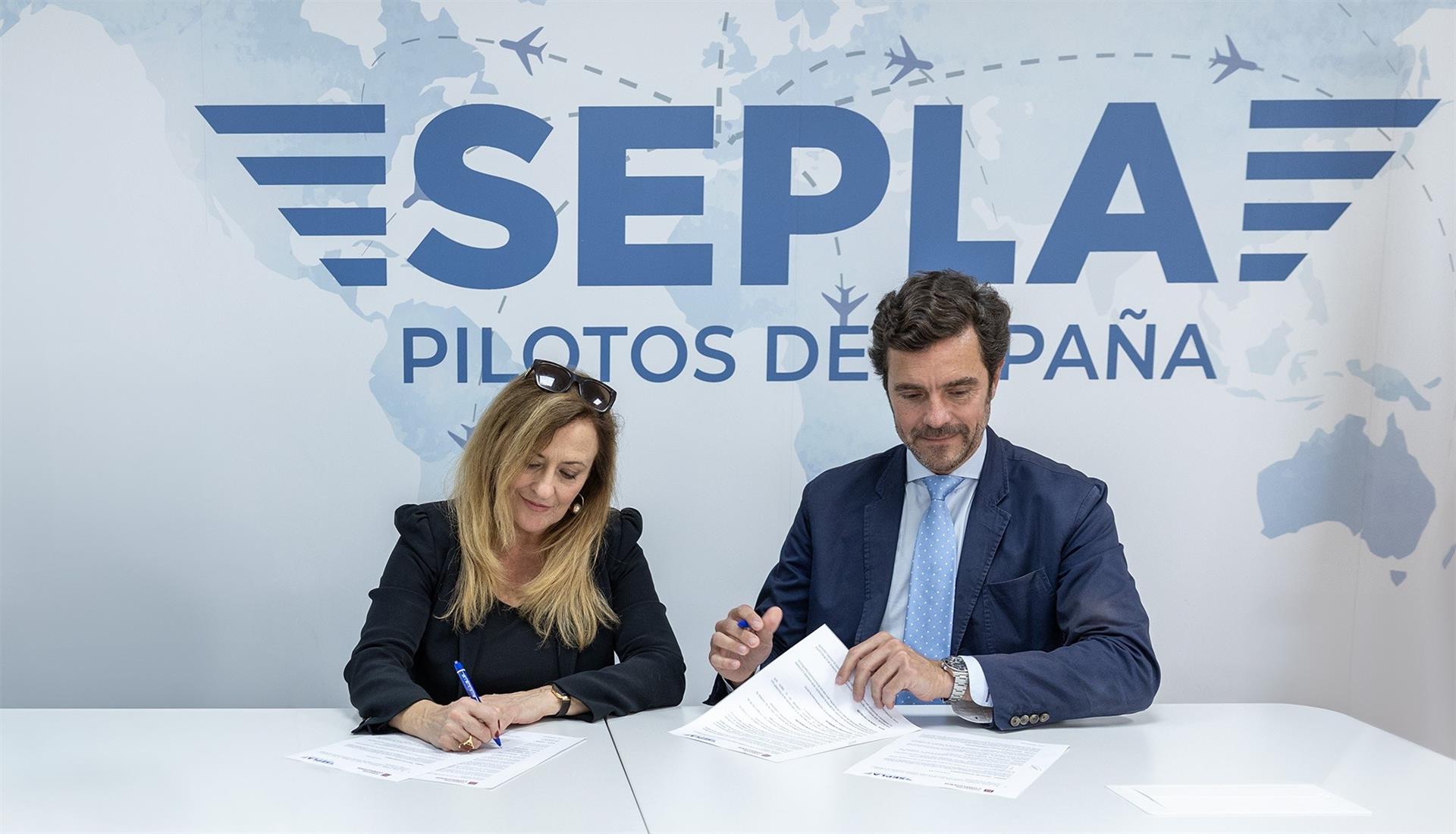 Sepla y la Complutense firman un acuerdo para colaborar en la formación y la investigación en aviación