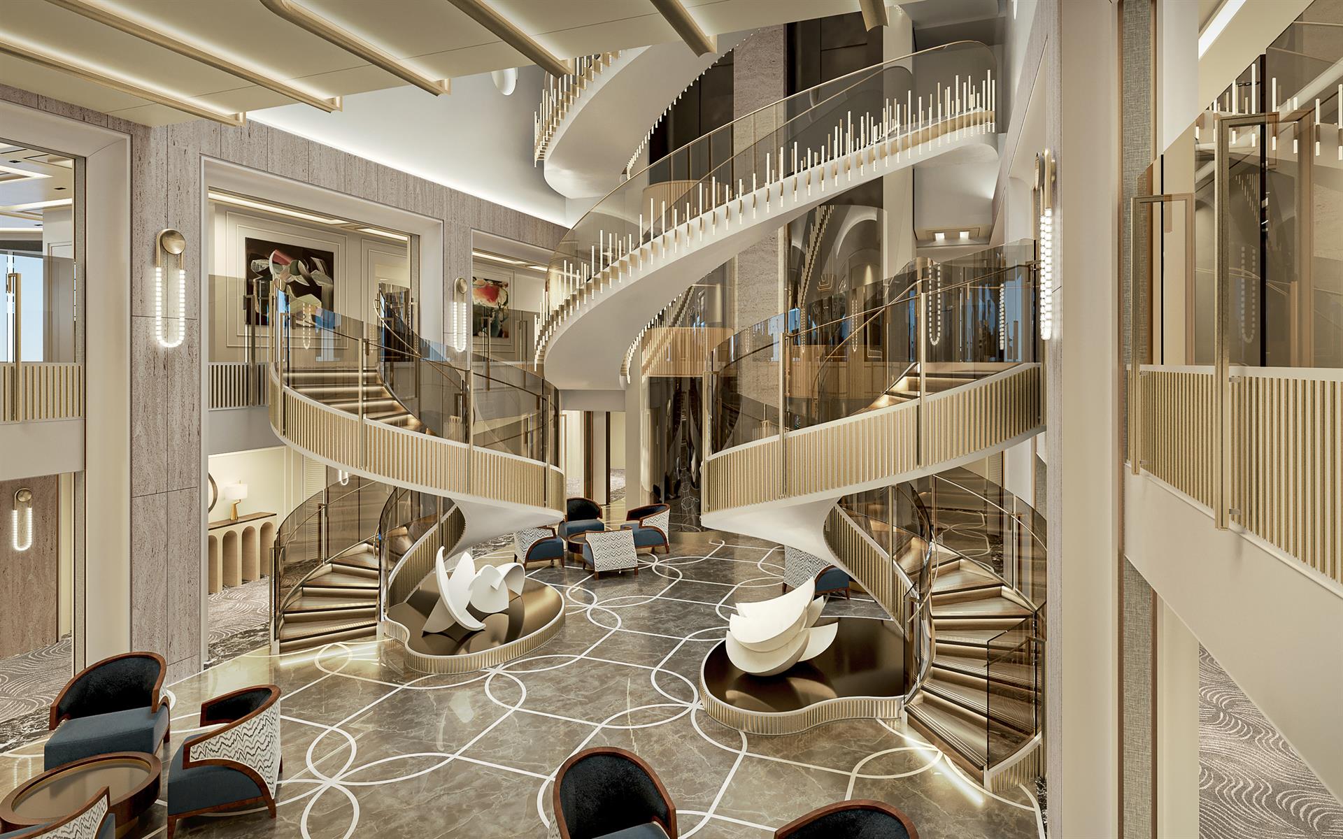 Regent Seven Seas Cruises desvela la Skyview Regent Suite, el ultralujo más grande jamás construido en alta mar