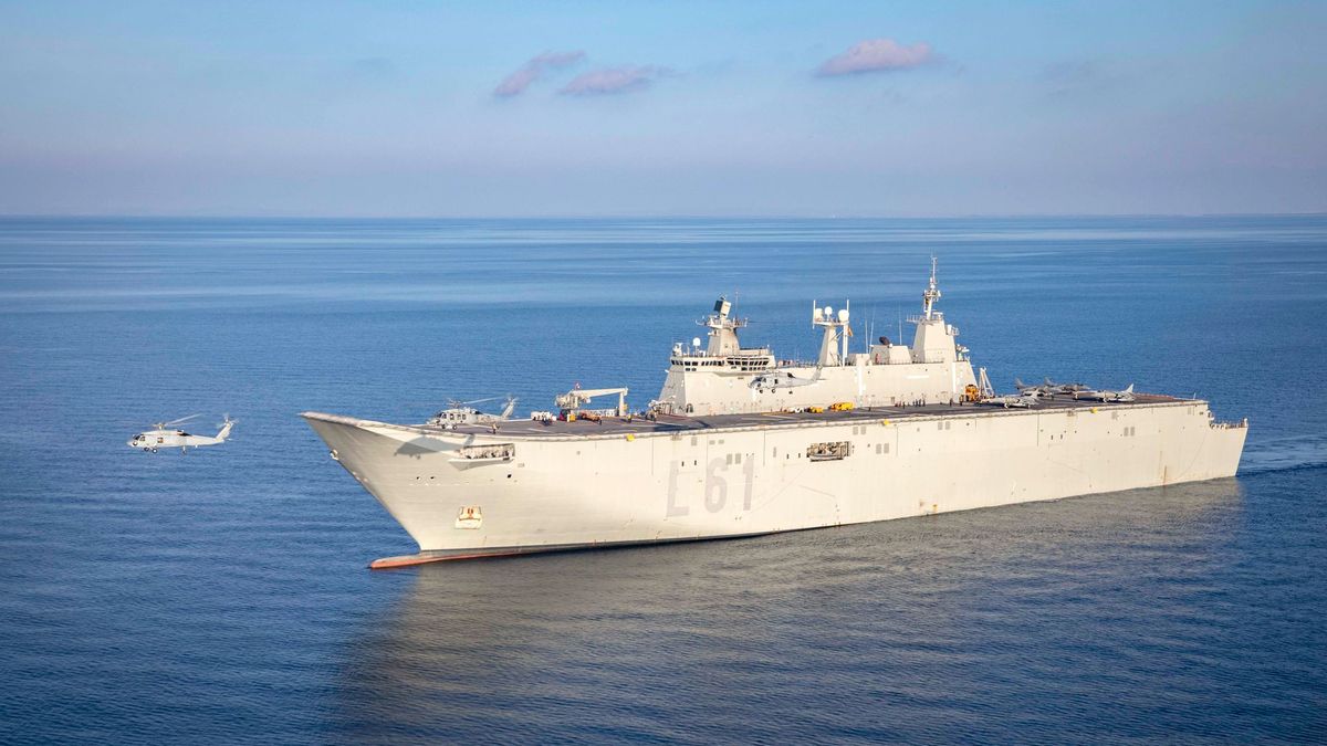 La Armada y Navantia planean un portaaviones de despegue horizontal para modernizar la flota española
