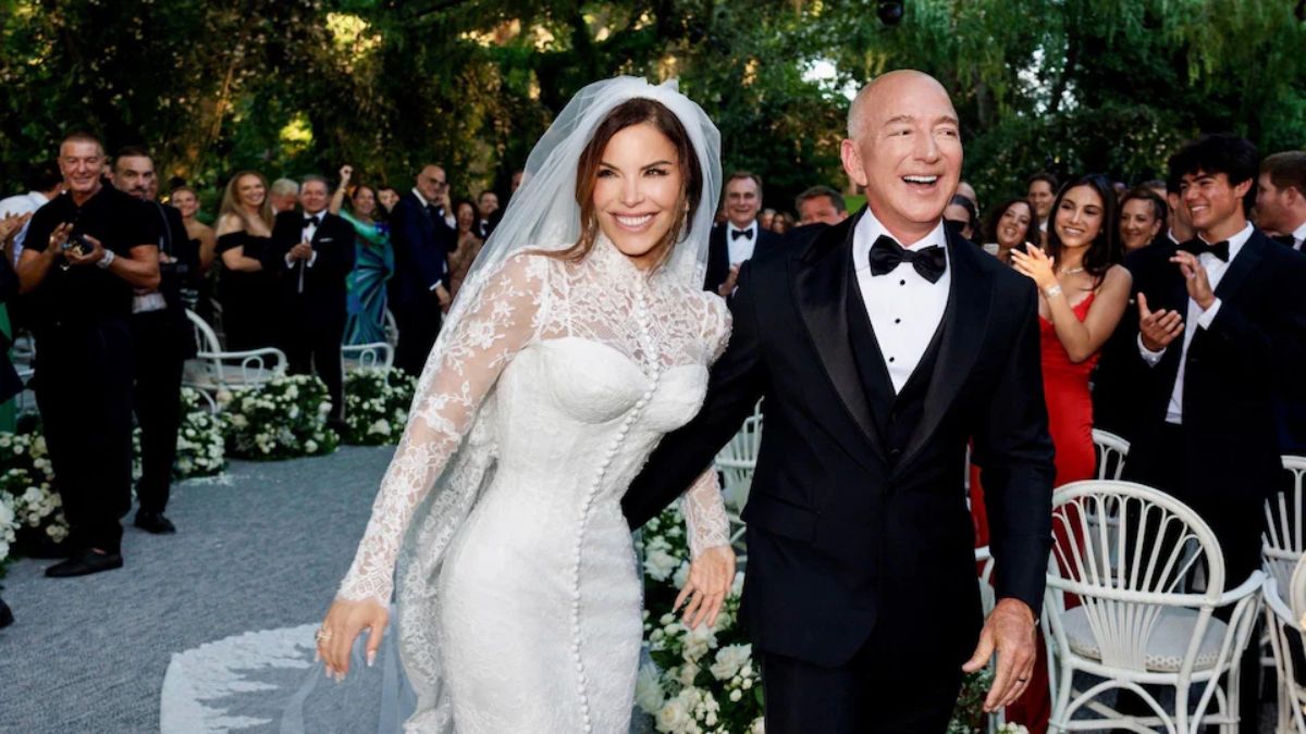 Jeff Bezos y Lauren Sánchez se dan el ‘sí quiero’ en una ceremonia rodeada de extravagancia y millonarios