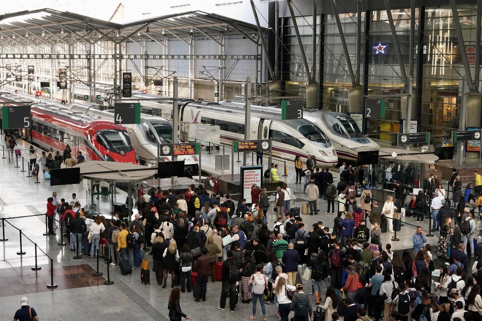 Detenidas dos personas por el robo de cobre en las vías del AVE en mayo, con daños de 25.000 euros