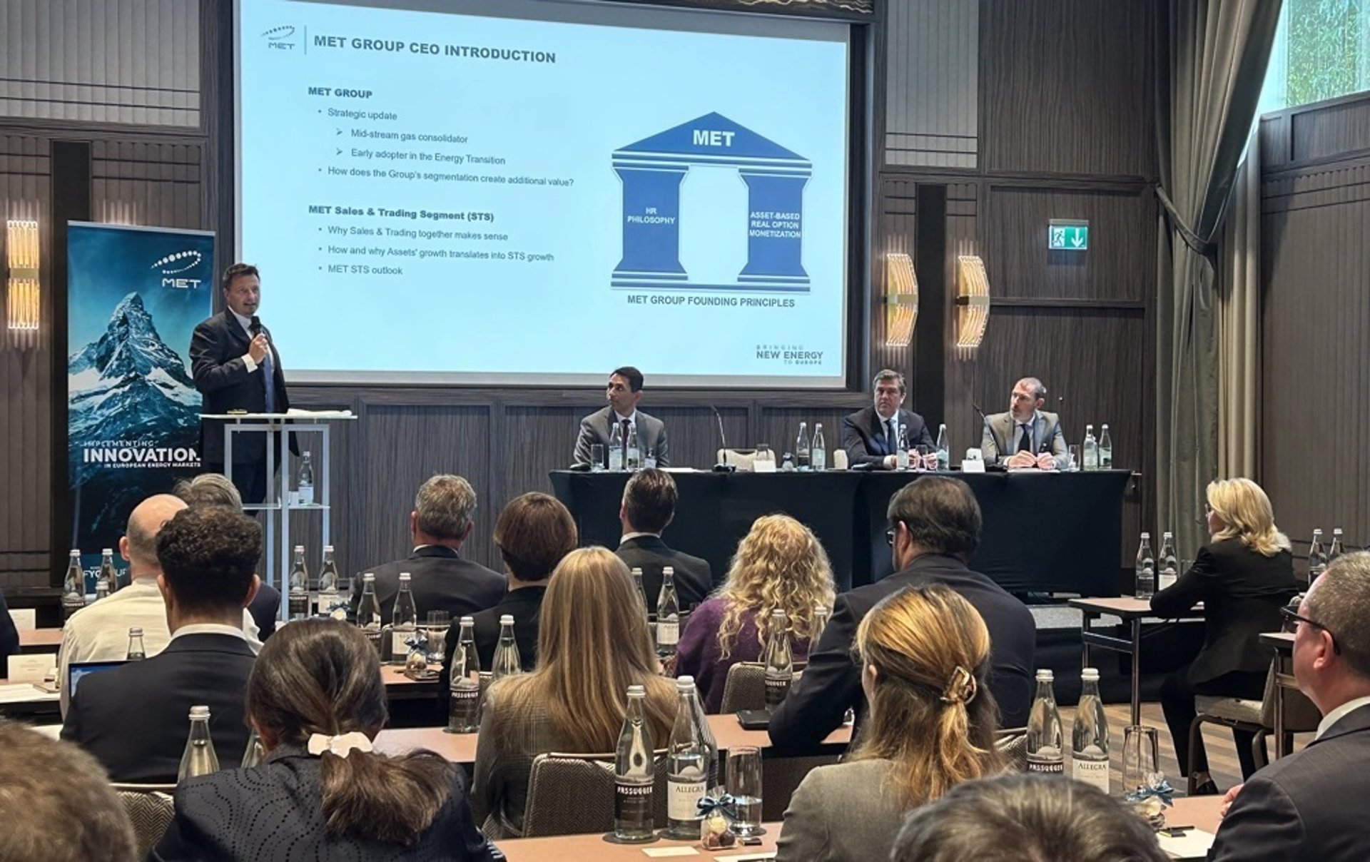 Grupo MET firma una línea de crédito por 1.100 millones para su área de Ventas y Trading