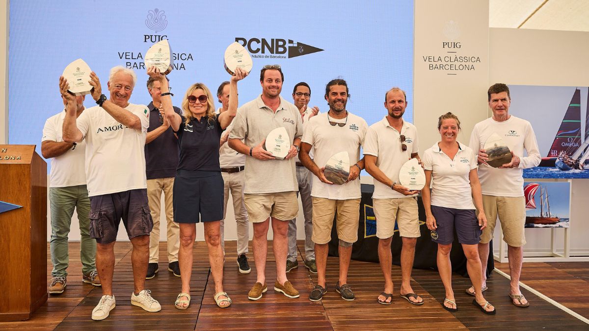 La DANA cancela la última jornada de la Puig Vela Clàssica, que consagra a Mariska, Yanira, Clarionet, Amorita, Le Temps Perdu y Stiletto como campeones