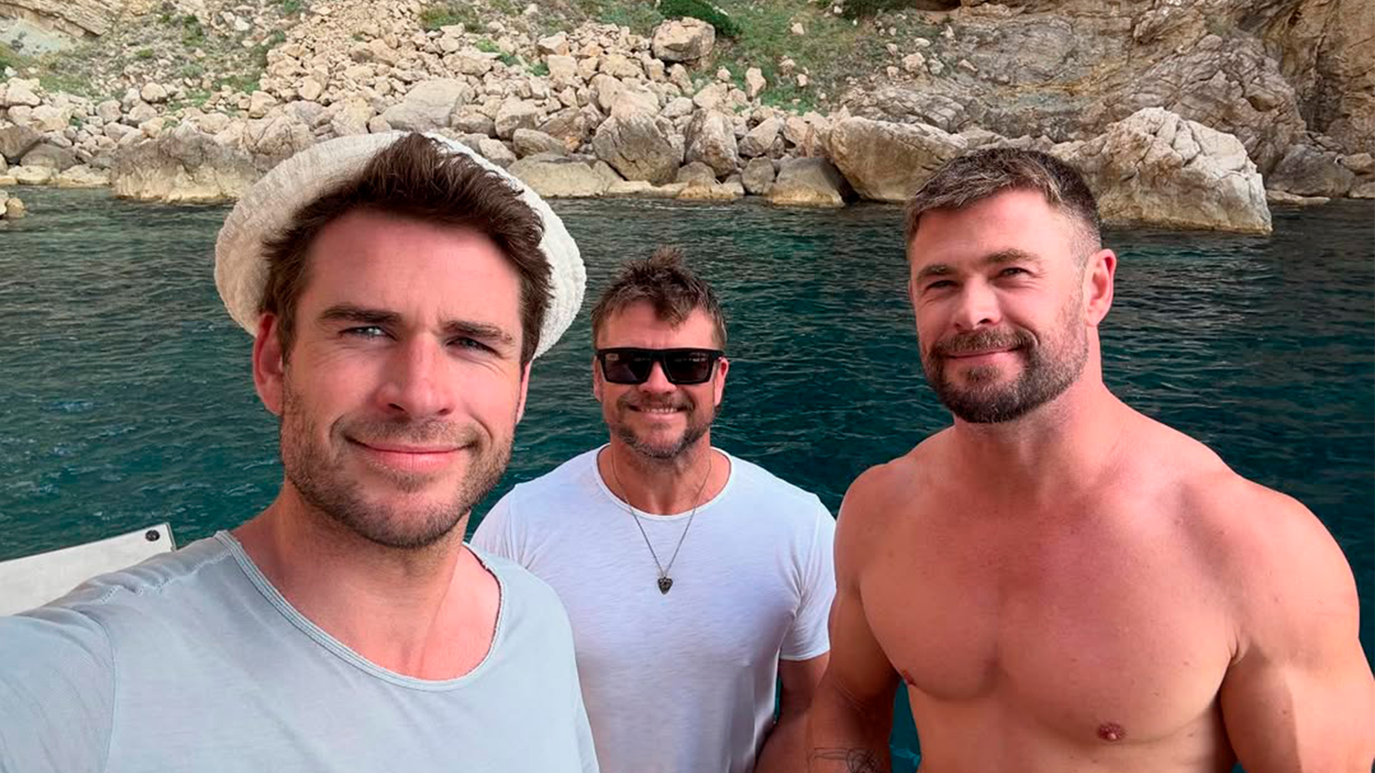 Así celebró Chris Hemsworth su 42 cumpleaños en aguas de Ibiza