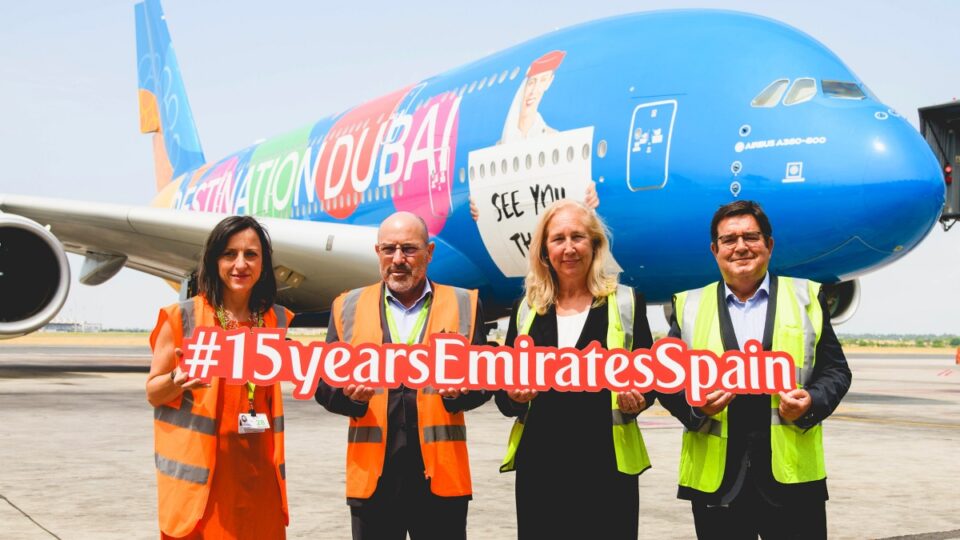 Emirates celebra el 15º aniversario de la ruta Madrid-Dubai con más de 5 millones de pasajeros transportados