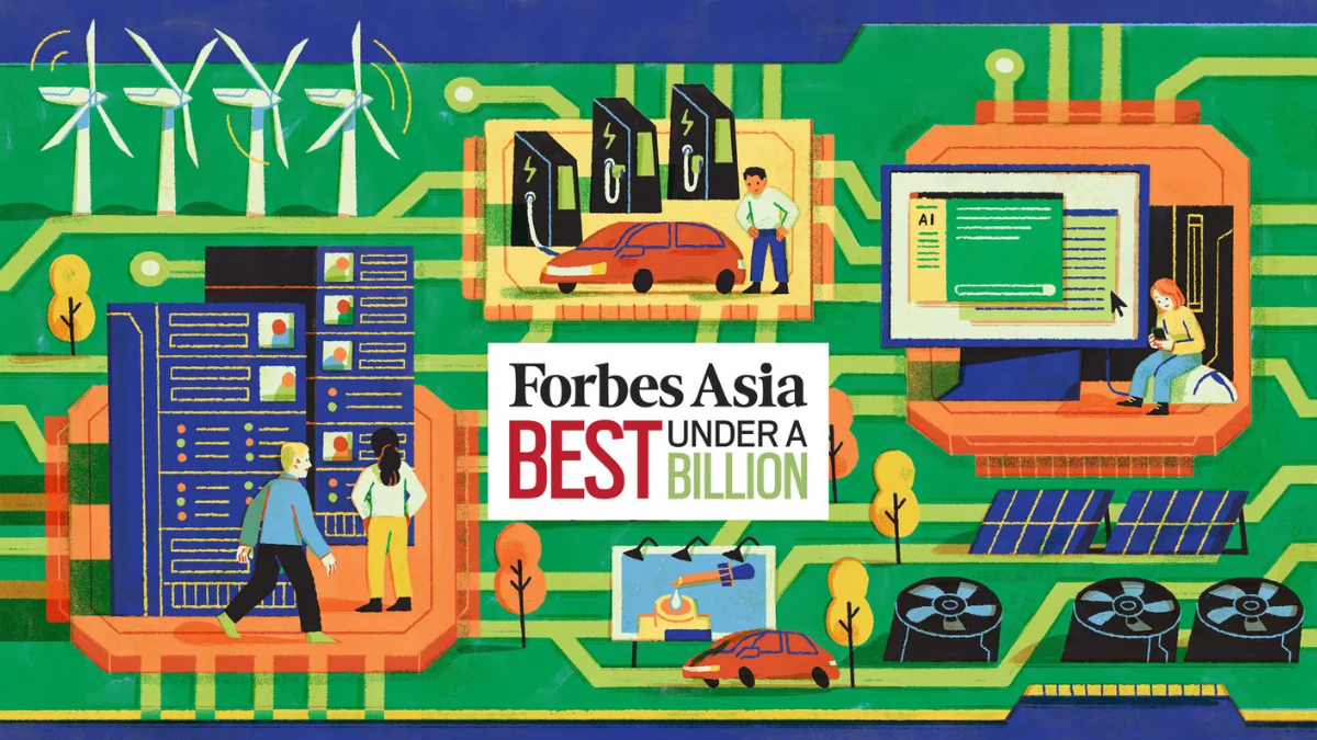 Forbes Asia | Las 200 mejores empresas con ingresos inferiores a mil millones de dólares en 2025