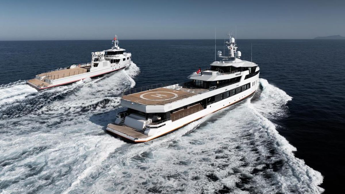 Doble transporte de Damen con destino Mónaco