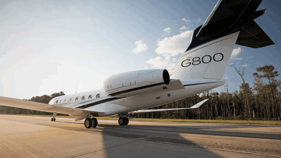 Este nuevo jet ejecutivo G800 de Gulfstream te lleva de Nueva York a Sídney sin escalas