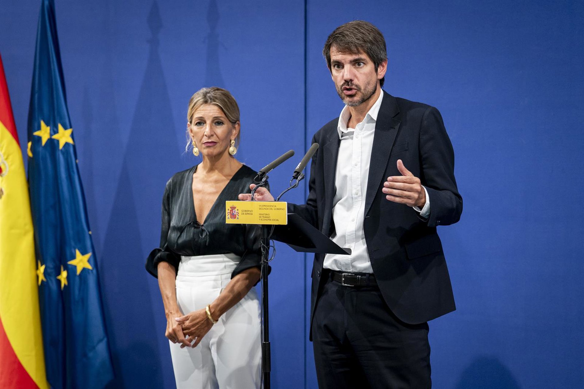 Díaz avisa de que volverá a llevar la rebaja de jornada al Congreso si triunfan las enmiendas de totalidad