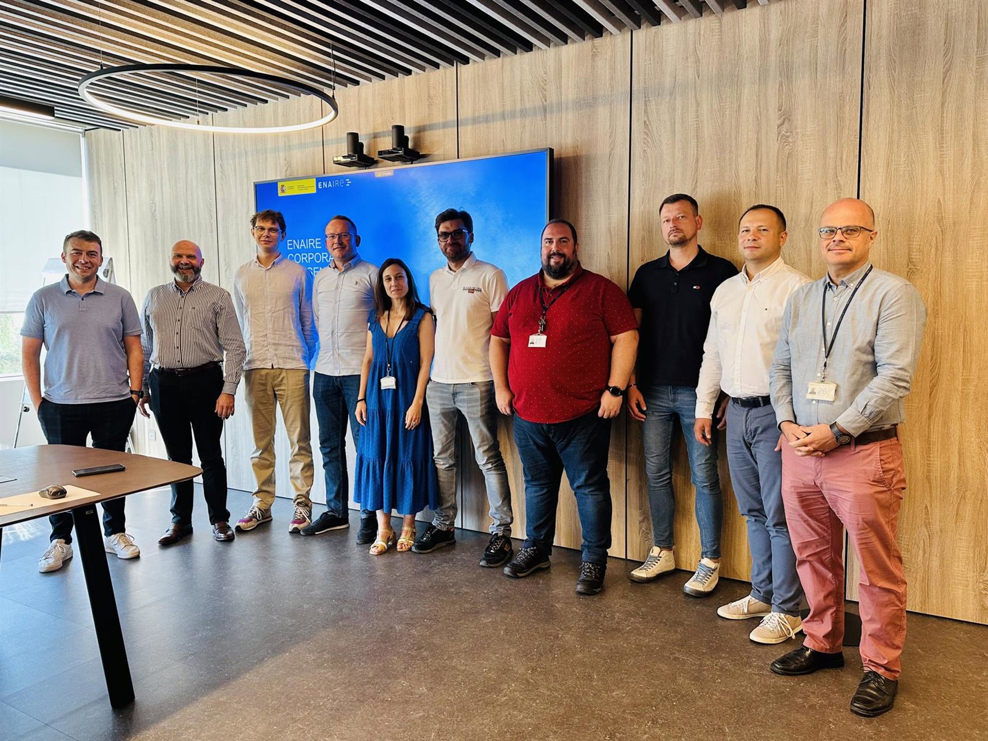 La agencia polaca Pansa visita las instalaciones de Enaire para conocer el sistema Cometa