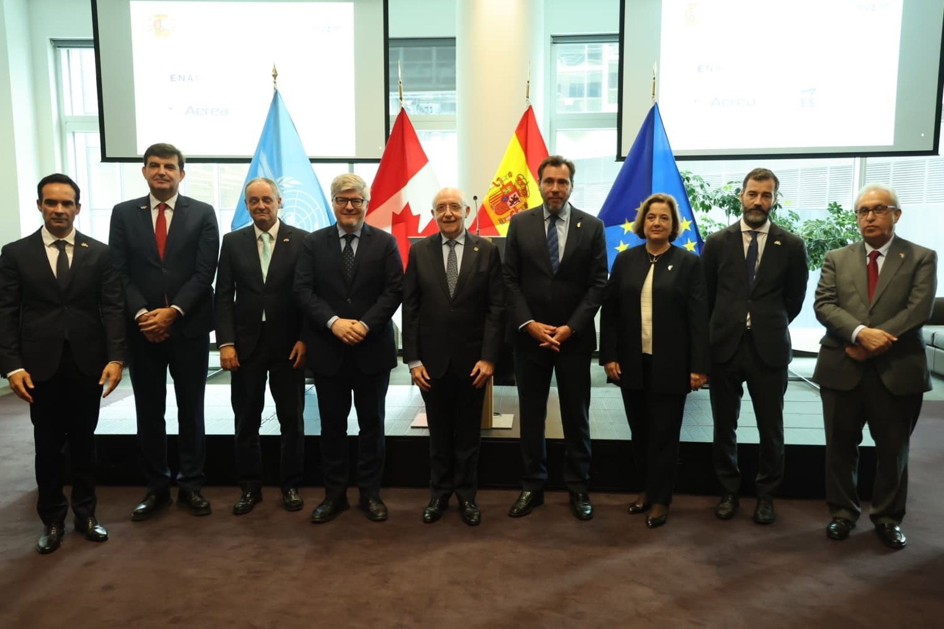 Aesa, Enaire y Senasa firman acuerdos con OACI para impulsar su dotación de personal y mejorar su formación