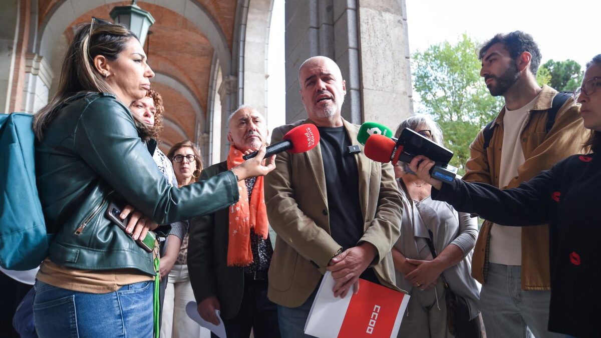 CCOO y UGT registran las movilizaciones propalestinas en los centros de ...