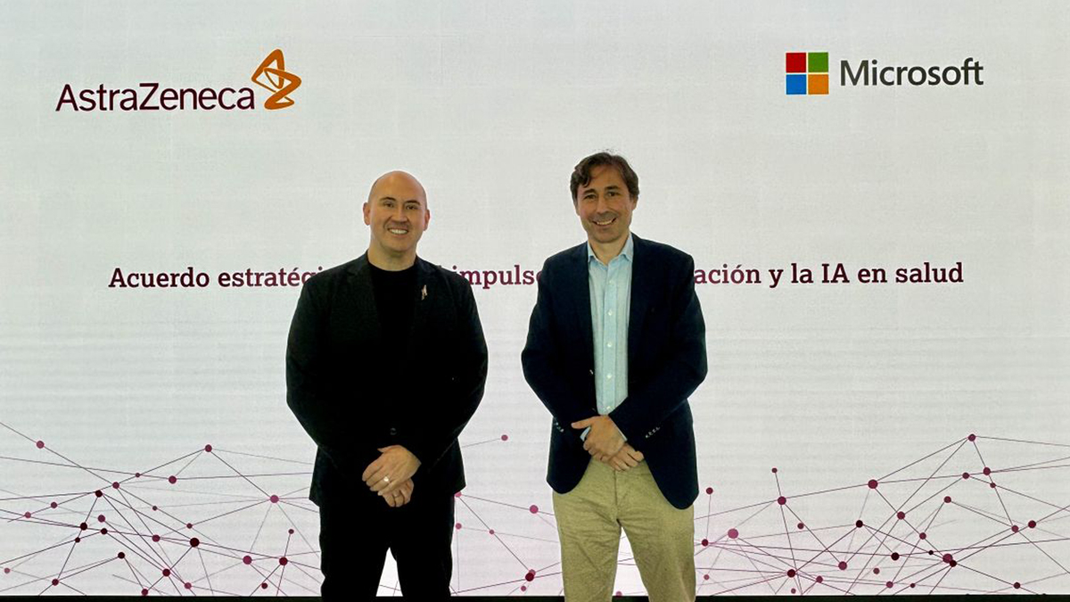 AstraZeneca y Microsoft se alían para impulsar la innovación y la Inteligencia Artificial en salud en España