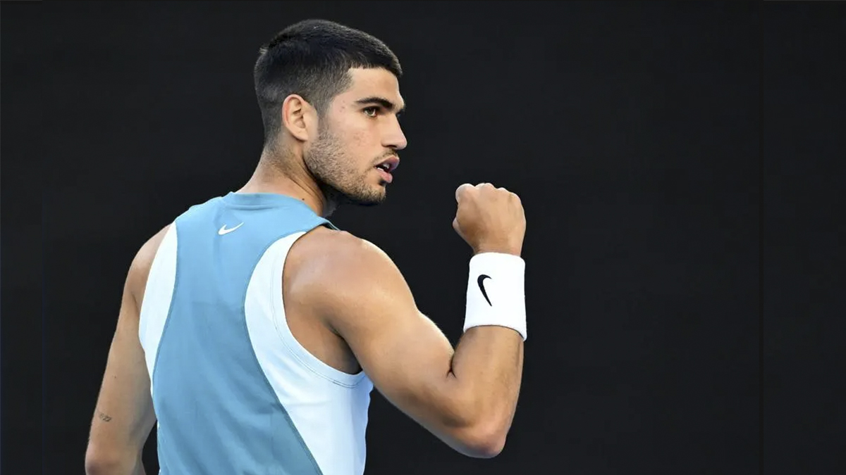 Carlos Alcaraz protagoniza el ‘Million Dollar 1 Point Slam’ en el Open de Australia 2026