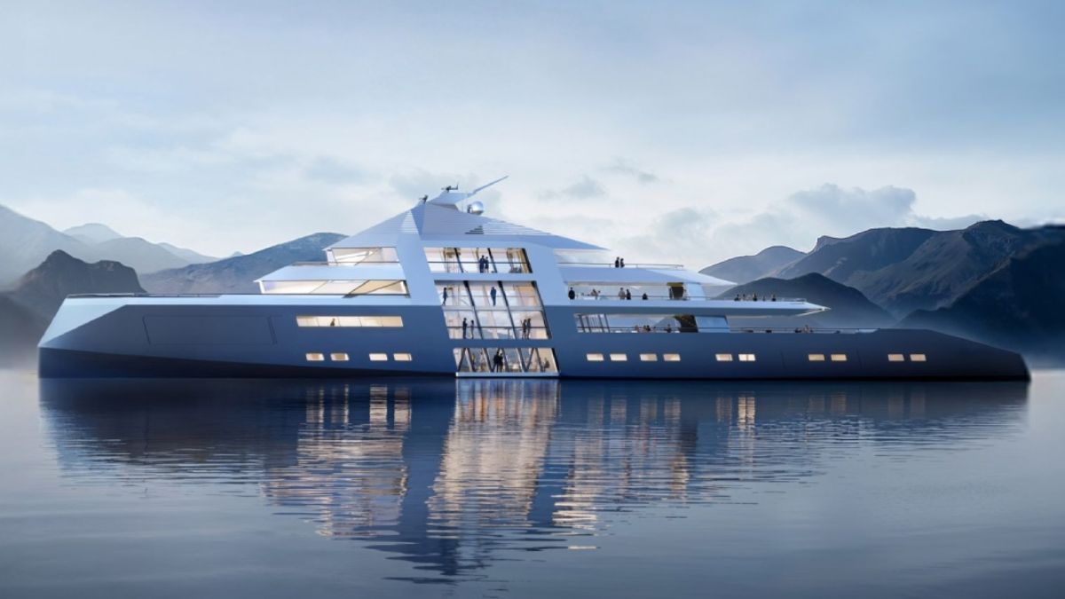 Outlier I: el innovador megayate de Foster + Partners que redefine el concepto del lujo náutico