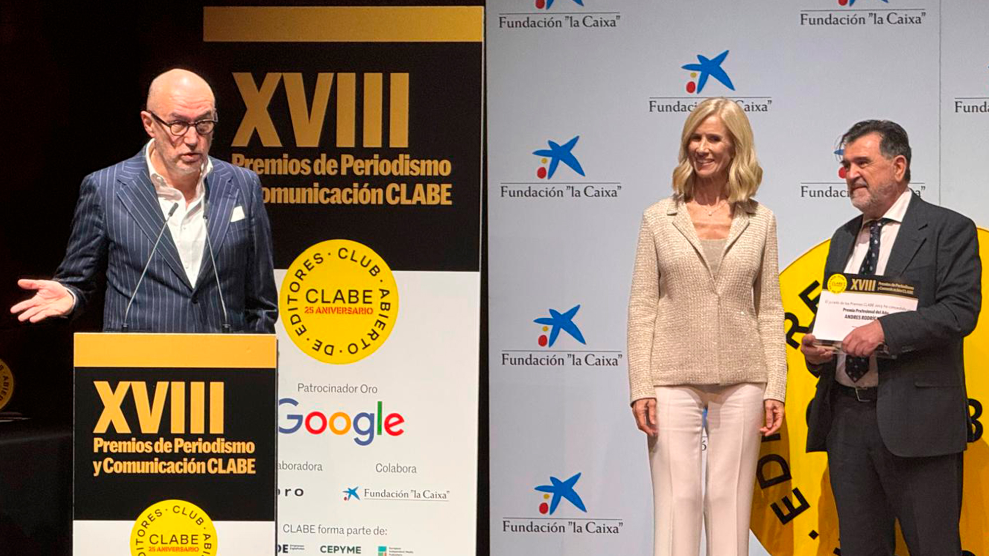 Andrés Rodríguez, presidente de SpainMedia y editor de Forbes, nombrado Profesional del Año en los XVIII Premios CLABE
