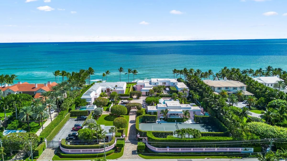 La lujosa finca Goodman en Palm Beach vuelve al mercado por 185 millones de dólares