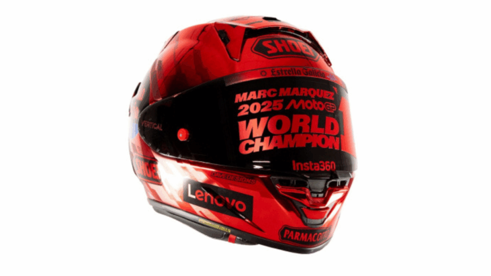 Marc Márquez presenta una edición conmemorativa de su casco: sólo 93 unidades