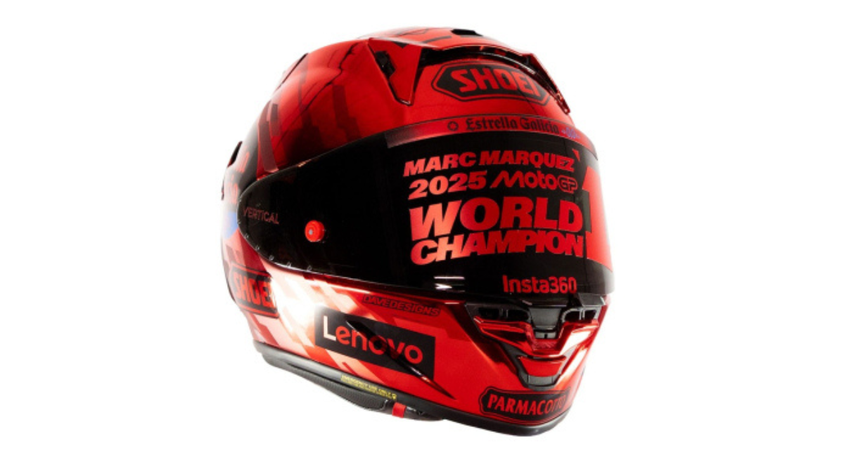 Marc Márquez presenta una edición conmemorativa de su casco: sólo 93 unidades