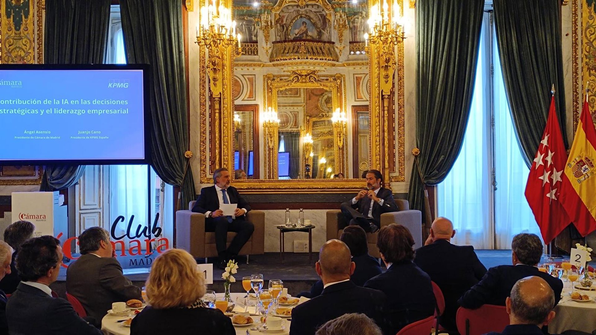 Cámara de Madrid y KPMG abordan el impacto de la IA en la toma de decisiones empresariales