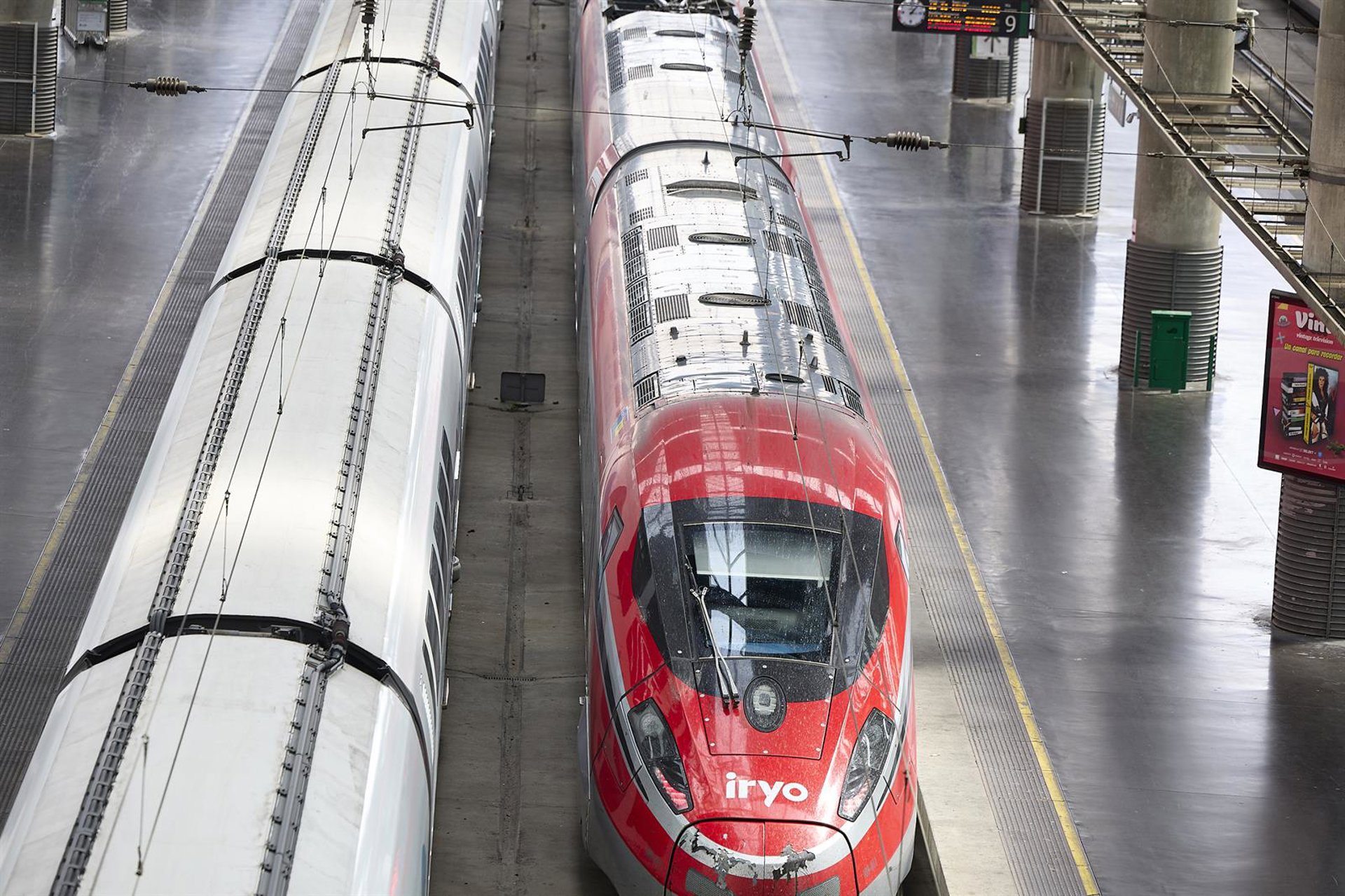 Fijados unos servicios mínimos del 73% en la huelga convocada en Iryo que afecta al puente de diciembre