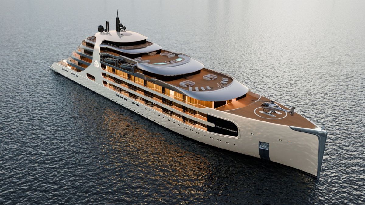 Mercedes-Maybach presenta un club privado flotante de lujo a bordo del gigayate Beyond Horizons