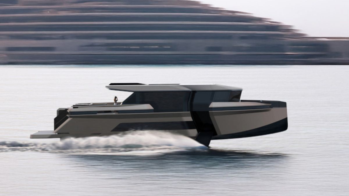 Novedades | Ghost, el yate de 28 metros que se eleva dos metros sobre la superficie del mar
