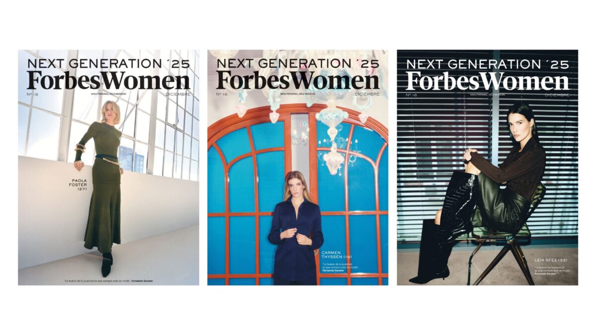 El número de diciembre de Forbes Women viene con tres portadas y una exclusiva: la primera entrevista de Paola Foster, hija de Norman Foster