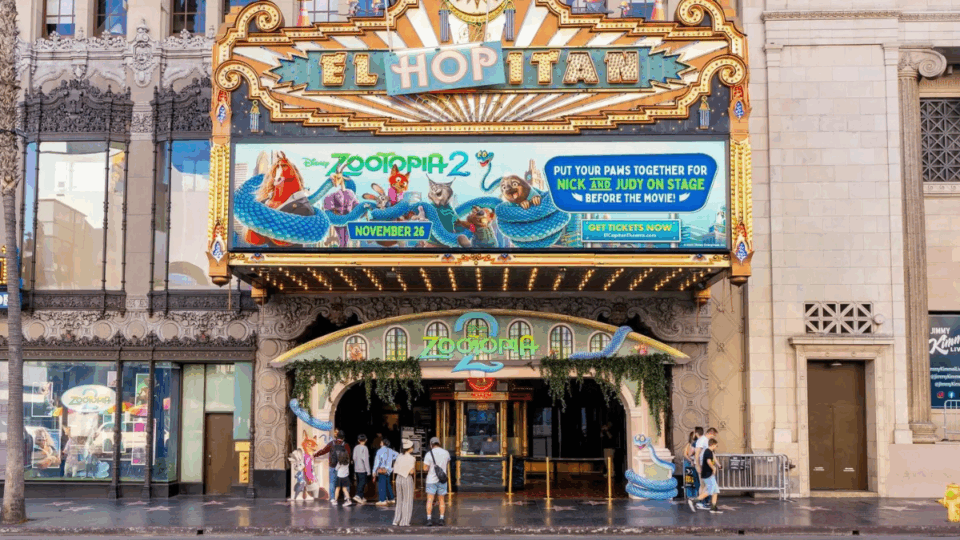 Así impulsa Acción de Gracias la taquilla: ‘Zootrópolis 2’ recauda 156 millones en EE.UU.