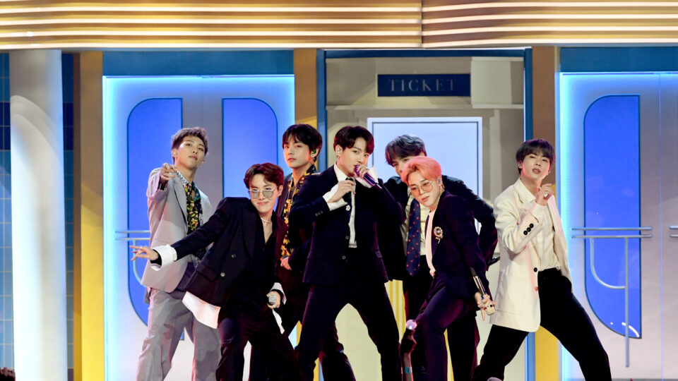BTS durante Billboard Music Awards 2019