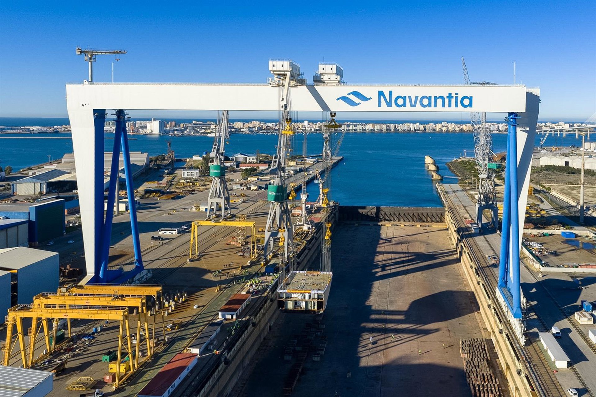 Navantia empieza la construcción del primero de los tres buques de apoyo para los portaaviones del Reino Unido