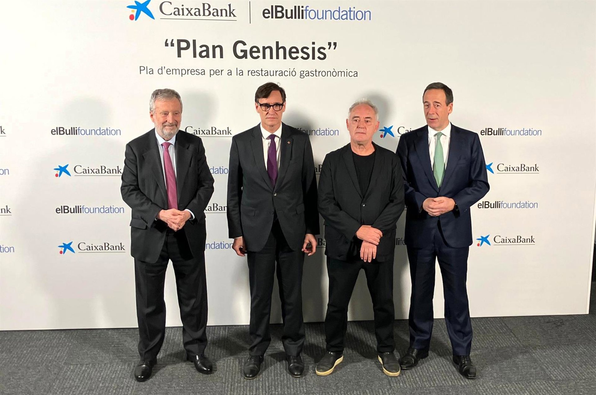 Illa, Muniesa (CaixaBank) y Ferran Adrià presentan una guía para impulsar la restauración