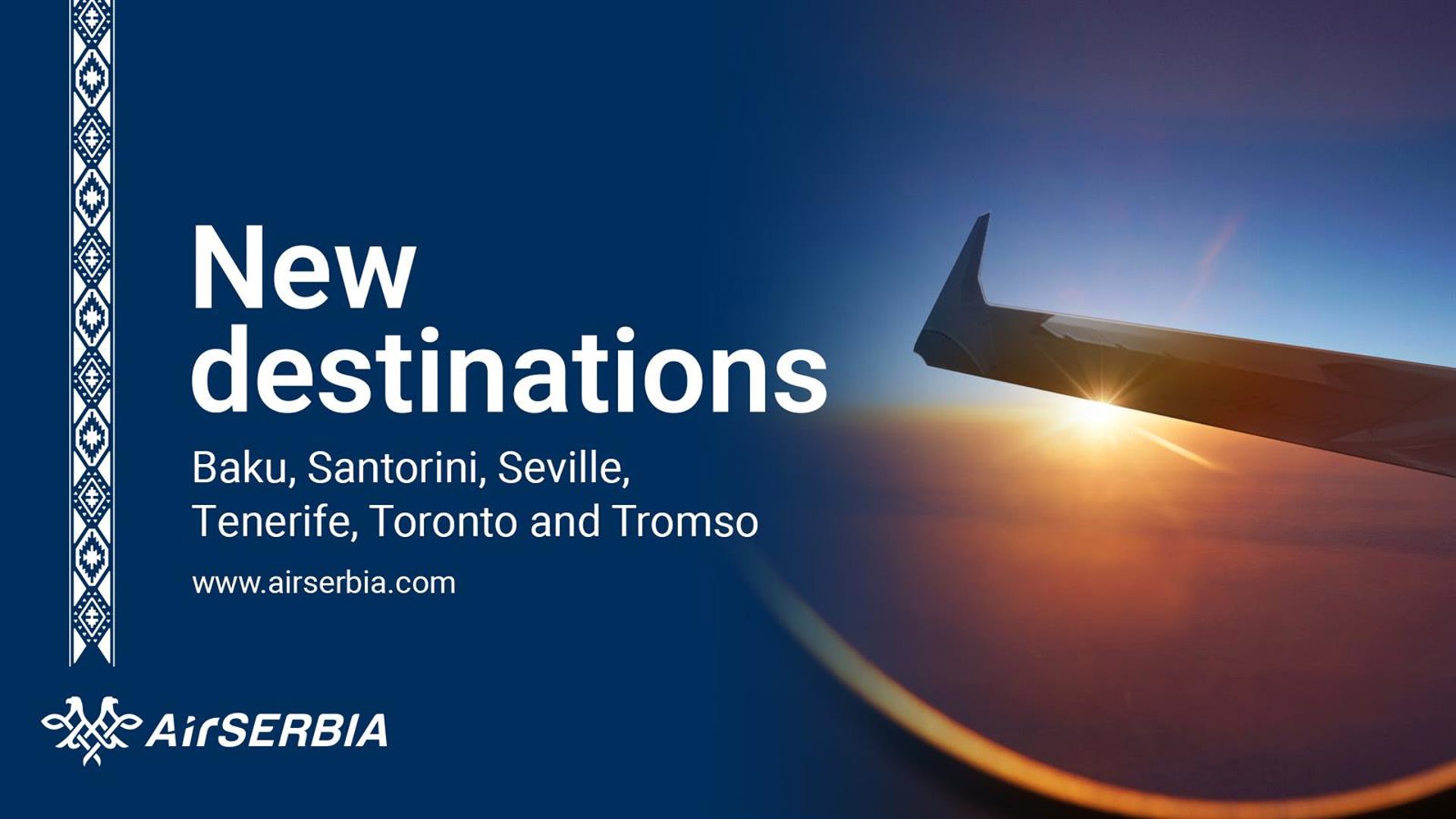 Air Serbia lanza nuevos vuelos directos a Sevilla y Tenerife a partir del último trimestre de 2026