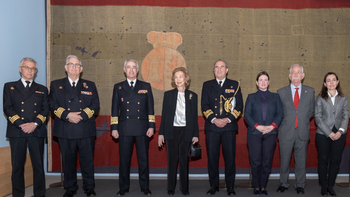 Así es la nueva exposición del museo Naval que ha visitado la reina Sofía